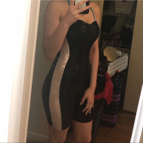 Sparkly short jumpsuit romper - Picture 1 of 4